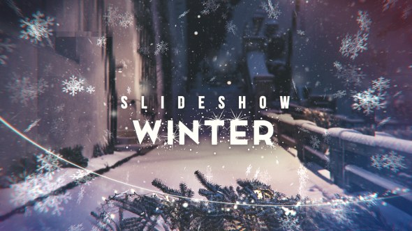 Videohive Winter Slides 21076387 Video Displays template preview