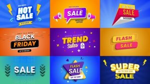 Videohive 3D Sale Text Effects Titles template preview