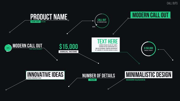 Videohive Call Outs 57309631 Infographics template preview