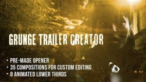 Videohive Grunge Trailer 38287682 Openers template preview