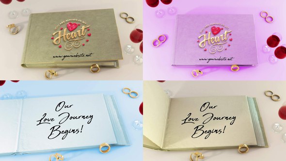 Videohive Lovers Journey Logo Unveil Openers template preview