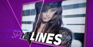 Videohive Split Lines Video Displays template preview
