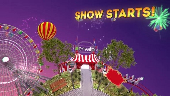 Videohive Circus Intro Openers template preview