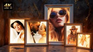 Videohive The Timeless Frames Video Displays template preview