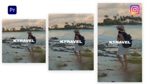Travel Opener | Reels Tik Tok Shorts | MOGRT Premiere Pro template preview