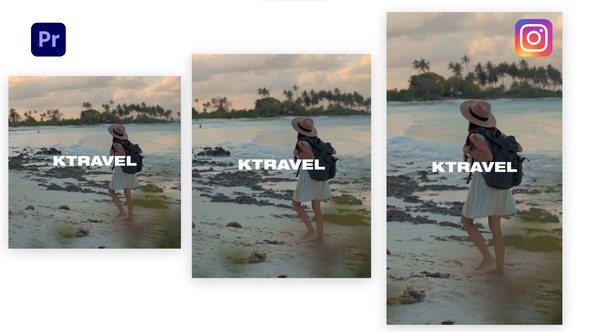 Travel Opener | Reels Tik Tok Shorts | MOGRT Premiere Pro template preview