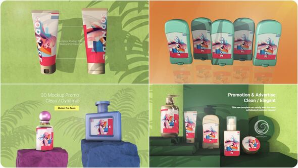 Videohive Cosmetic Mockup Promo Product Promo template preview