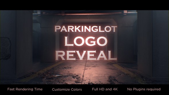 Videohive Parking-lot Logo Reveal Logo Stings template preview