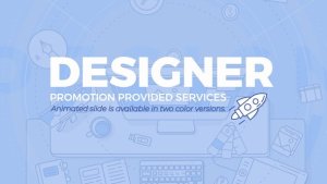 Designer Promo Video Displays template preview