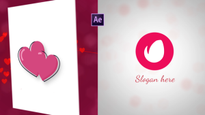 Videohive Valentine's Logo Reveal Logo Stings template preview