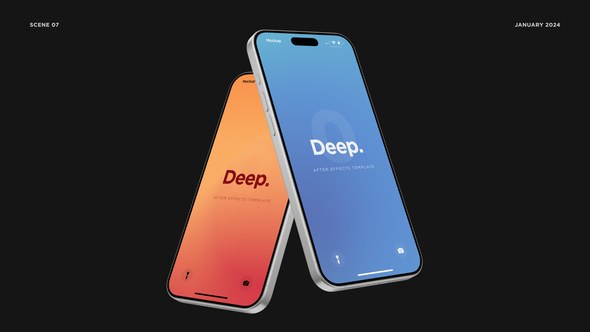 Videohive Deep - App Promo Product Promo template preview