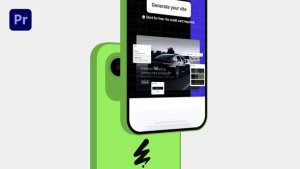 Mockup Phone Premiere Pro Premiere Pro template preview