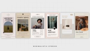 Videohive Minimalistic Stories 59621835 Product Promo template preview