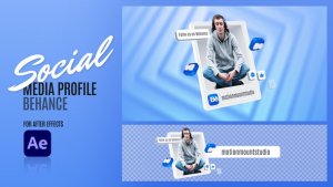 Videohive Social Media Profile - Behance Elements template preview