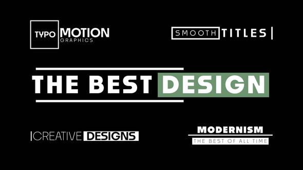 Videohive Animated Titles 53471147 Titles template preview