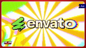 Videohive Color Pop Glitch Logo Reveal Logo Stings template preview