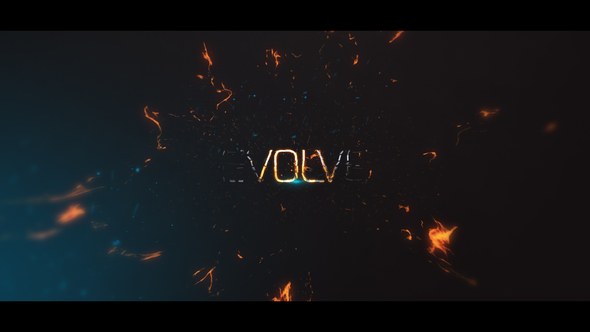 Evolve - Powerful Cinematic Titles - Video Displays template preview