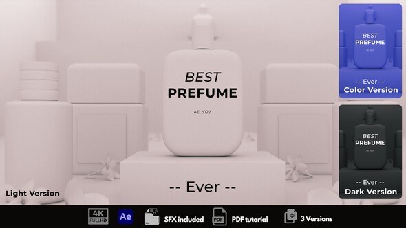 Videohive Perfume Experts Logo Stings template preview