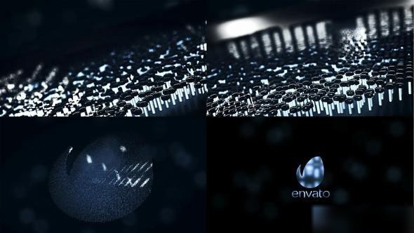 Videohive Reveal Logo With Neon Light Logo Stings template preview