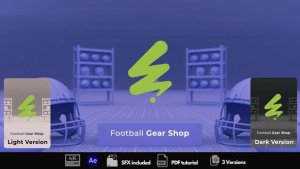 Videohive Football Gear Shop Openers template preview