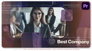 Corporation Awards Nomination Premiere Pro template preview