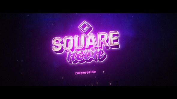 Videohive Lightning Neon Logo Logo Stings template preview