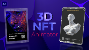 Videohive 3D NFT Animator Product Promo template preview