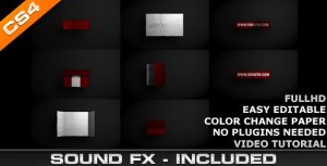 Videohive Logo Intro - Paper Logo Stings template preview