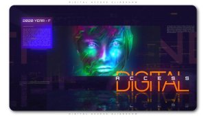 Videohive Digital Access Slideshow Openers template preview