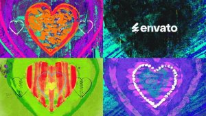 Videohive Hand Drawn Hearts Logo Logo Stings template preview