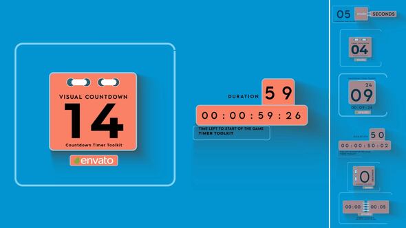 Videohive Countdown Timer Toolkit V27 Elements template preview