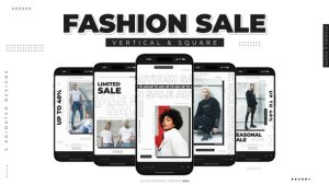 Videohive Stories & Posts: Fashion Sale Elements template preview