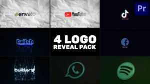 Logo Reveal Pack for Premiere Pro Premiere Pro template preview