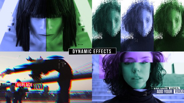 Energetic Music Video Video Displays template preview