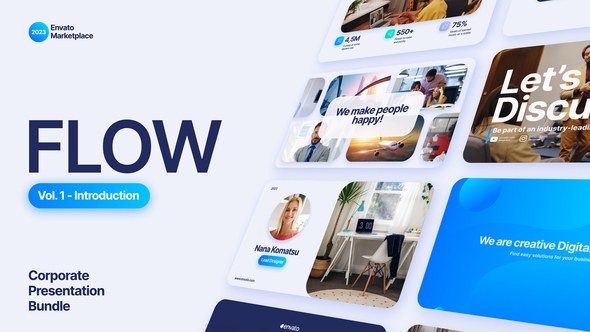 Videohive Flow - Introduction Scenes Pack Titles template preview