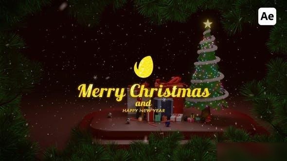 Videohive Christmas Logo For After Effects 42168421 Logo Stings template preview