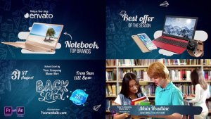 Back2School Broadcast Pack v2.2 Video Displays template preview