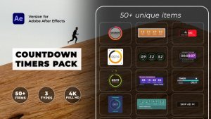 Videohive Countdown Timers Pack 33975859 Elements template preview