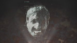 Holographic Face Video Displays template preview