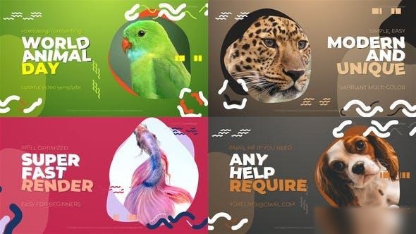 Videohive World Animal Day Opener Openers template preview