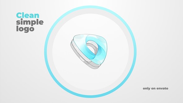Videohive Clean Simple Logo 33368709 Logo Stings template preview