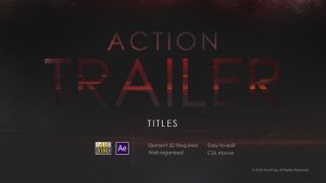 Videohive Action Trailer Titles 21578981 Titles template preview