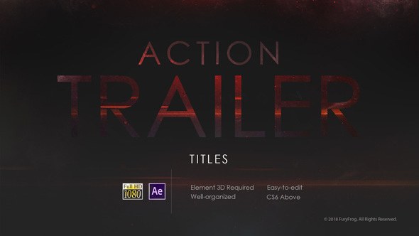 Videohive Action Trailer Titles 21578981 Titles template preview