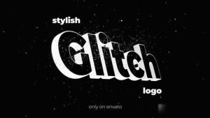 Videohive Stylish Glitch Logo Logo Stings template preview