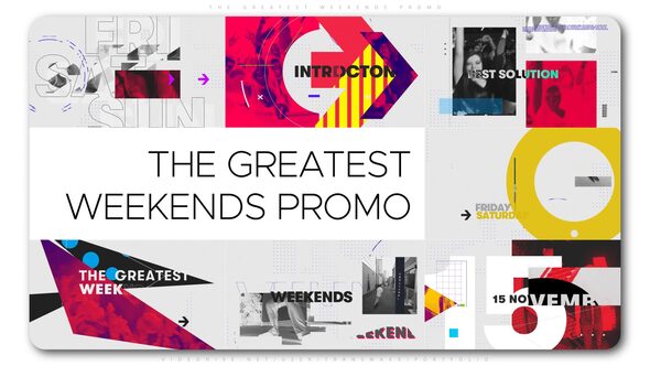 Videohive The Greatest Weekends Promo Openers template preview