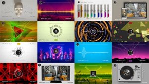 Videohive 50 Audio Spectrum Music Visualizers Elements template preview