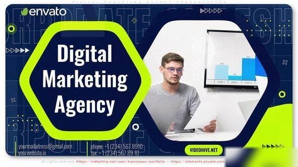 Videohive Digital Marketing Agency Presentation Openers template preview