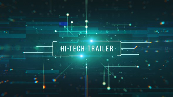 Videohive Hi-Tech Trailer 20522328 Titles template preview