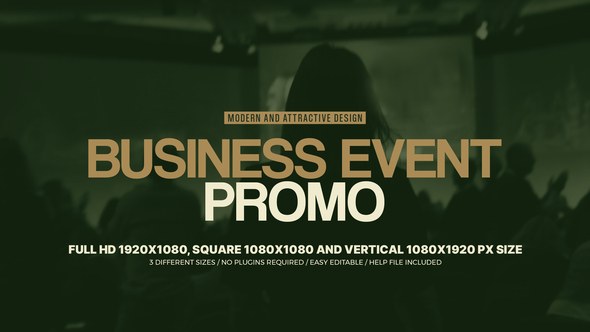 Videohive Business Event Promo 43859651 Video Displays template preview