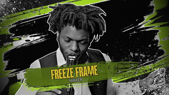 Videohive Freeze Frame | Brush Style Openers template preview